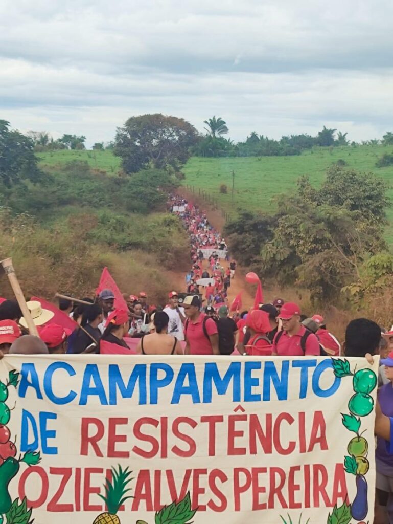 MST interdita Mina do Cristalino em Canaã dos Carajás-PA.