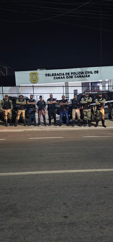Polícia Civil e agentes de trânsito realizam blitz em Canaã dos Carajás..