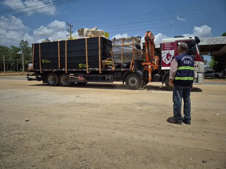 SEFA apreende equipamentos industriais avaliados em R$ 420 mil no sudeste do Pará
