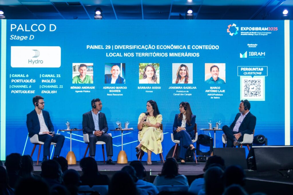 Prefeita Josemira Gadelha leva o exemplo de Canaã dos Carajás para o maior congresso de mineração da América Latina